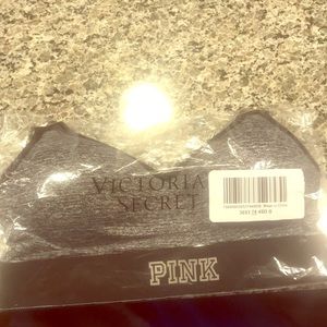 NWT- VS PINK- Grey sports bra-